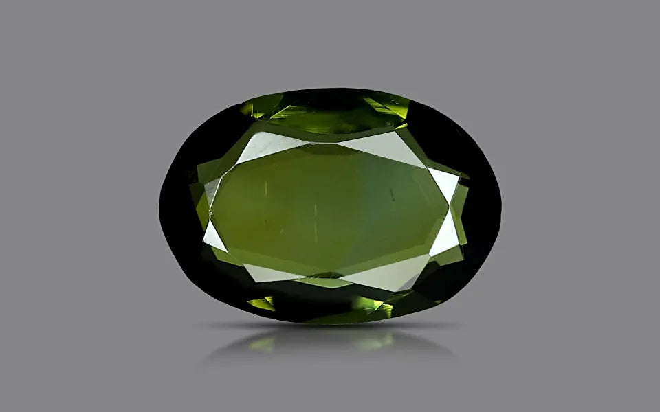Brownish Green Tourmaline 7X5 MM - 0.53 Carat / 0.8745 Ratti
