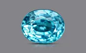 Blue Zircon 10X8 MM - 6.07 Carat / 10.0155 Ratti