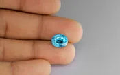 Blue Zircon 10X8 MM - 6.07 Carat / 10.0155 Ratti