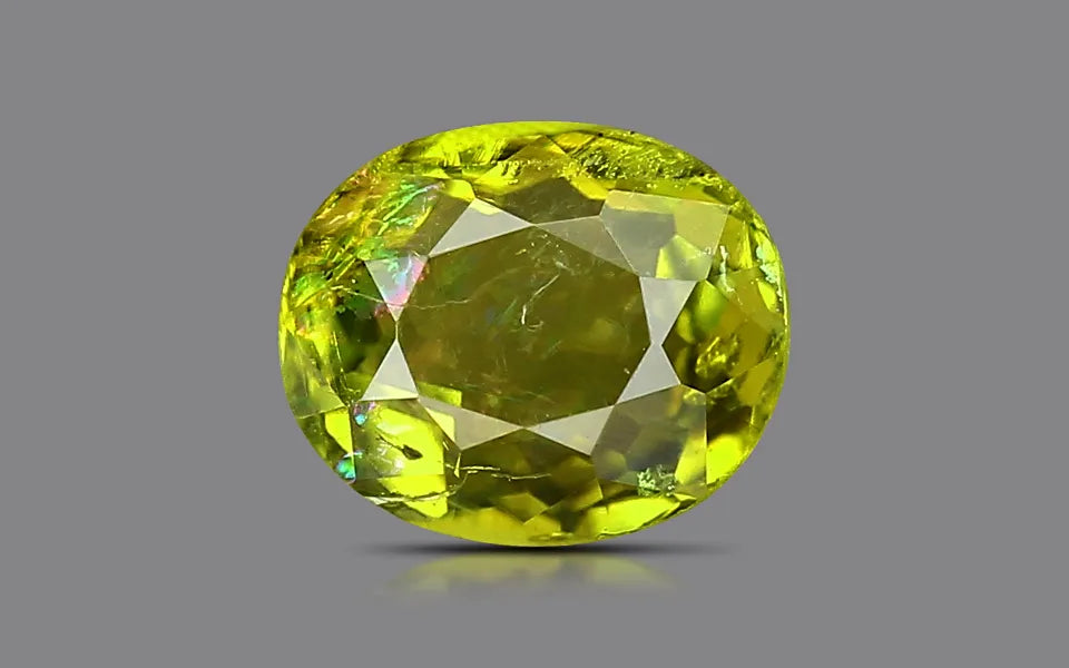 Greenish Yellow Tourmaline - 0.62 Carat / 1.023 Ratti